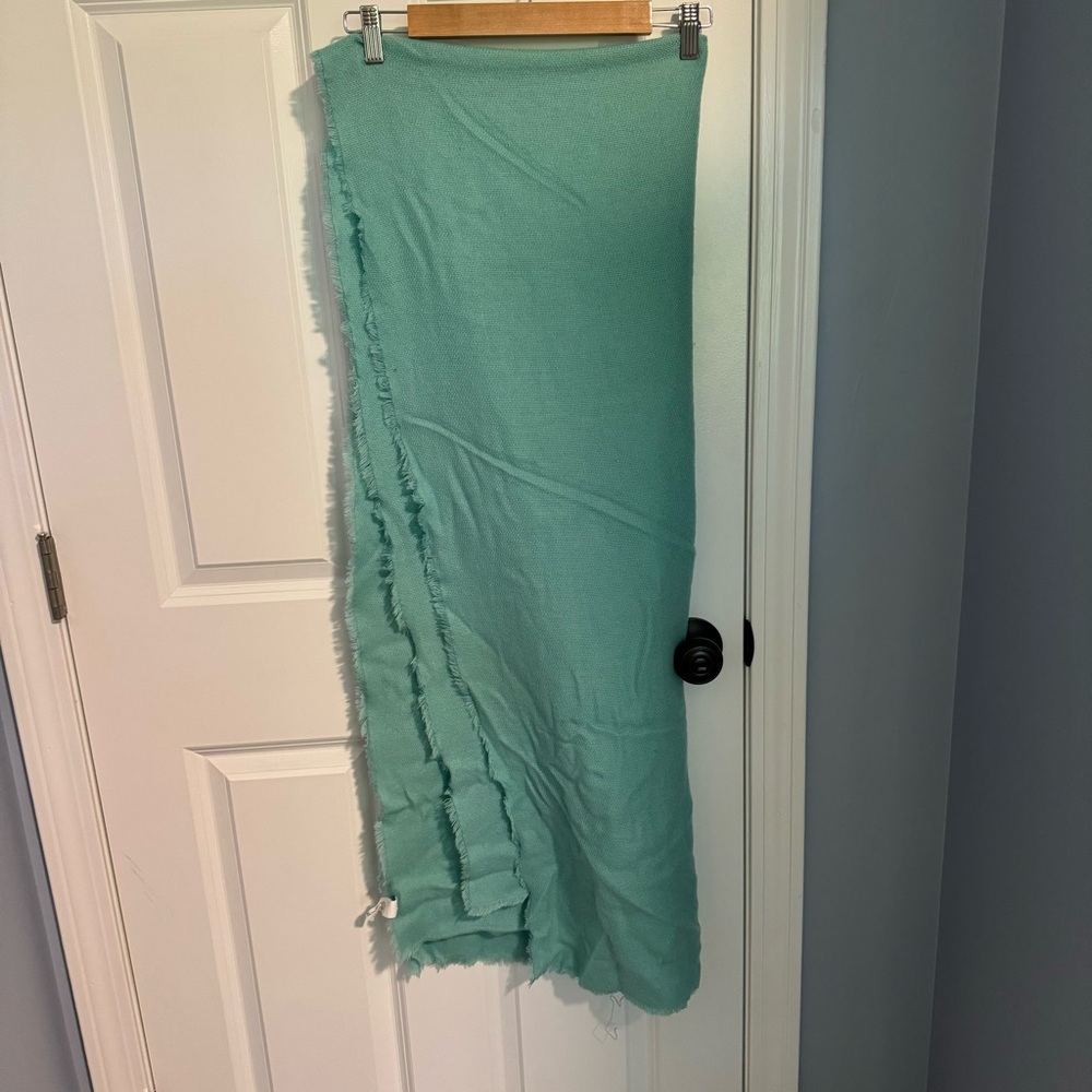 Old Navy Teal Blanket‎ Scarf - 78x28 inches